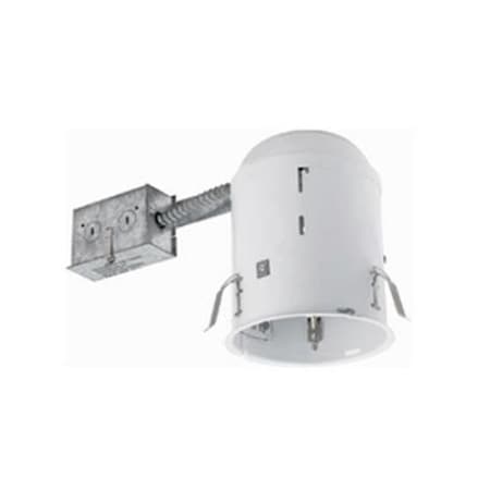 Gorgeousglow 5 in. Line Voltage Non-IC Housing for RemodelingTrim - White GO3551882